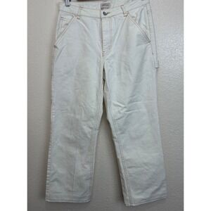 Brixton‎ Women's Essex Painter Pant Jeans Egret White Size 26 Y2K Hipster Urban